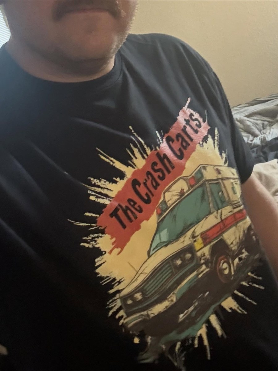 The Crash Carts T-Shirt — Black